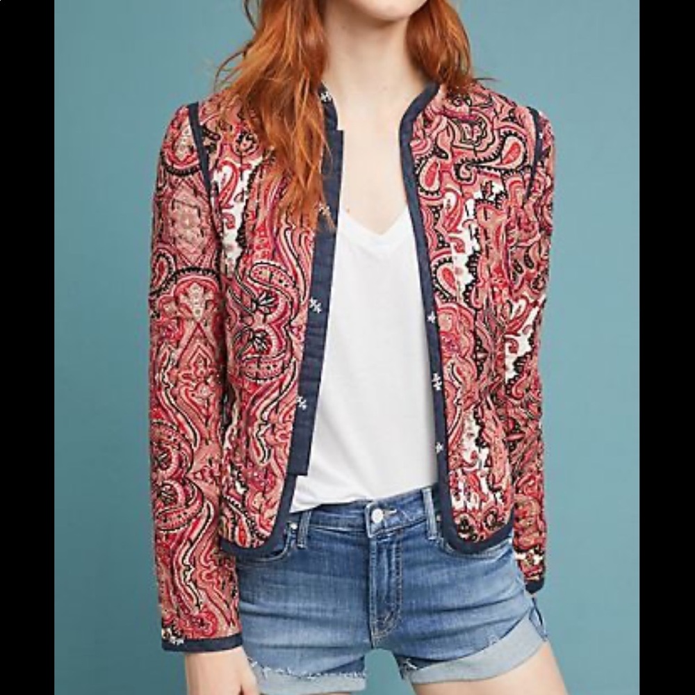 Anthropologie Waverly Quilted Jacket